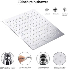 Load image into Gallery viewer, Hillstry 10 Inch High Pressure Rain Shower Head