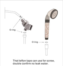 Load image into Gallery viewer, Hillstry Filtered Shower Head with Hose & 3 Balms