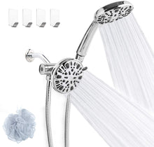 Load image into Gallery viewer, Hillstry 9 Settings Double Fixed Shower Head Set