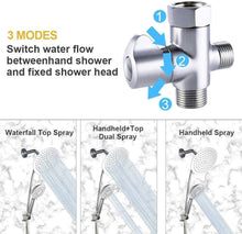 Load image into Gallery viewer, Hillstry 5 Settings Rain Double Shower Head Set