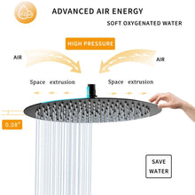 Load image into Gallery viewer, Hillstry 16 Inch Stainless Steel Round Rain Shower Head