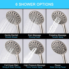 Load image into Gallery viewer, Hillstry 6 Spray Setting High Pressure Handheld Shower Head
