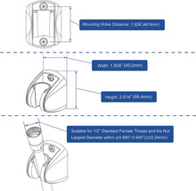 Load image into Gallery viewer, Hillstry Wall Mounted Shower Head Holder
