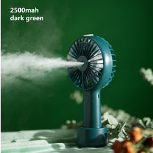 Load image into Gallery viewer, Battery Portable Water Spray Mist Electric Fan
