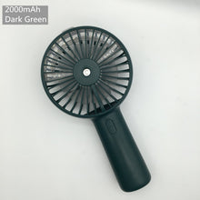 Load image into Gallery viewer, Battery Portable Water Spray Mist Electric Fan
